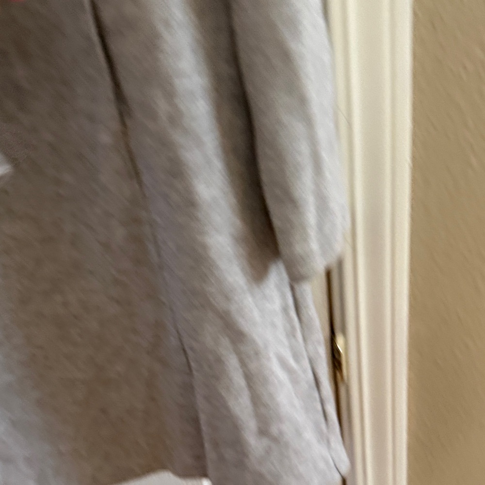Smartwool Light Heather Gray Long Sleeve Knit Dress - Picture 4 of 7